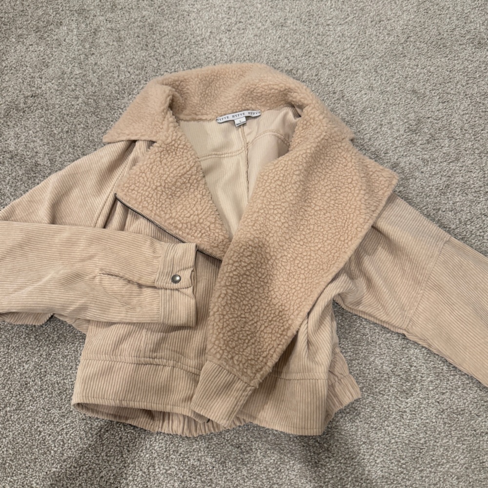 Corduroy and Sherpa jacket
